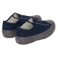 Navy Marine-Grey - Back - Superga Unisex Adult 2434 Mil Spec Cotton Canvas Low Cut Trainers