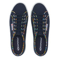 Navy-Multicoloured - Lifestyle - Superga Womens-Ladies 2740 Beaded Trainers