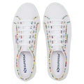 White-Multicoloured - Lifestyle - Superga Womens-Ladies 2740 Beaded Trainers