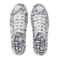 White Avorio-Navy - Lifestyle - Superga Womens-Ladies 2790 Snake Print Trainers