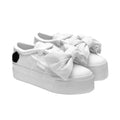 White - Front - Superga Womens-Ladies Viktor & Rolf 2750 Bow Trainers