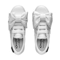 White - Side - Superga Womens-Ladies Viktor & Rolf 2750 Bow Trainers