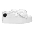 White - Pack Shot - Superga Womens-Ladies Viktor & Rolf 2750 Bow Trainers