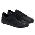 Total Black - Front - Superga Unisex Adult 4834 Club S Swallow Vegan Leather Trainers