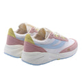 Pink Ish-Grey Lilla-Sunny Lime - Back - Superga Unisex Adult 4089 Training 9TS Slim Suede Trainers