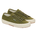 Green-Off White - Front - Superga Unisex Adult 2750 Herringbone Trainers