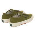 Green-Off White - Back - Superga Unisex Adult 2750 Herringbone Trainers