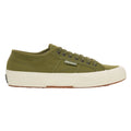 Green-Off White - Side - Superga Unisex Adult 2750 Herringbone Trainers