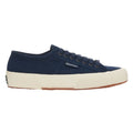 Navy-Off White - Side - Superga Unisex Adult 2750 Herringbone Trainers