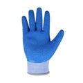 Blue - Back - Glenwear Unisex Adult Heavyweight Latex Grip Glove