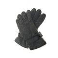 Black - Back - RJM Mens Fleece Gloves