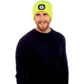 Yellow - Front - Storm Ridge Mens LED Beanie Hat