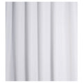 White - Back - Croydex Textile Shower Curtain