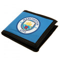 Dusky Blue-White-Black - Front - Manchester City FC Canvas Wallet