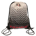 Black-White - Front - Fulham FC Drawstring Bag