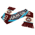 Claret Red-Blue-White - Back - West Ham United FC 1976 Retro Scarf