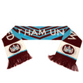 Claret Red-Blue-White - Side - West Ham United FC 1976 Retro Scarf