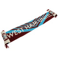 Claret Red-Blue-White - Front - West Ham United FC 1976 Retro Scarf