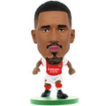 White-Red-Green - Front - Arsenal FC William Saliba SoccerStarz Football Figurine