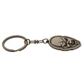 Silver - Back - Iron Maiden Metal Eddie Keyring