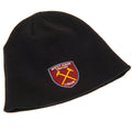 Navy-Maroon - Back - West Ham United FC Unisex Adult Crest Beanie