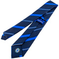 Navy-Royal Blue - Pack Shot - Chelsea FC Unisex Adult Stripe Tie