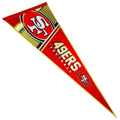 Red-Gold-White - Back - San Francisco 49ers Classic Felt Pennant