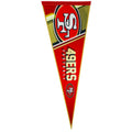 Red-Gold-White - Front - San Francisco 49ers Classic Felt Pennant