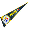 Black-Yellow-White - Back - Pittsburgh Steelers Classic Felt Pennant