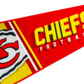 Red-Yellow-White - Lifestyle - Kansas City Chiefs Classic Felt Pennant