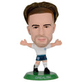 White-Navy Blue-Green - Front - England FA Jack Grealish SoccerStarz Football Figurine