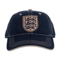 Navy Blue - Side - England FA Crombie Baseball Cap