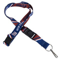 Dark Blue-Red-White - Side - New York Giants Lanyard