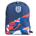 Red-Blue-White-Dark Blue - Front - England FA Patches Backpack