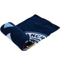 Navy Blue - Front - Manchester City FC Fleece Particle Blanket