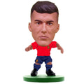 Red-Gold-Dark Blue - Back - Spain Rodri SoccerStarz Football Figurine