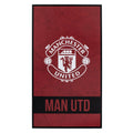 Red-White-Black - Front - Manchester United FC Identity Crest Beach Towel