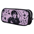 Pink-Black - Side - Wednesday Darkness Pencil Case