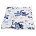 White-Blue-Purple - Front - Lilo & Stitch Chilled Vibes Fleece Blanket