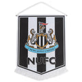 White-Black-Grey - Front - Newcastle United FC Crest Pennant