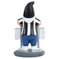 White-Black - Back - Newcastle United FC Street Sign Garden Gnome