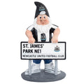 White-Black - Front - Newcastle United FC Street Sign Garden Gnome