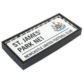 White-Blue-Black - Side - Newcastle United FC Metal LED Street Sign