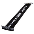 Black-White - Side - Newcastle United FC Diagonal Scarf