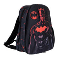 Black-Red - Front - Batman Childrens-Kids Logo Backpack