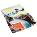 Multicoloured - Back - Jurassic World Dinosaurs Velour Beach Towel