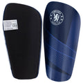 Blue-White - Lifestyle - Chelsea FC Childrens-Kids Fuse Slip-In Shin Guards