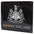 Black-White - Side - Newcastle United FC Howay The Lads Tunnel Sign