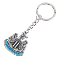 Blue-Silver - Front - Newcastle United FC Crest Keyring