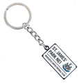 Black-White - Front - Newcastle United FC Street Sign Keyring